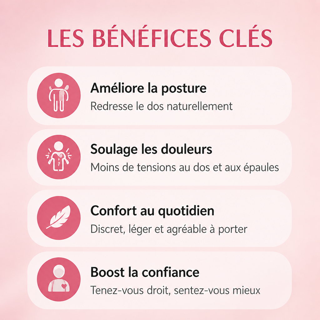 Correcteur de Posture et Support Lombaire