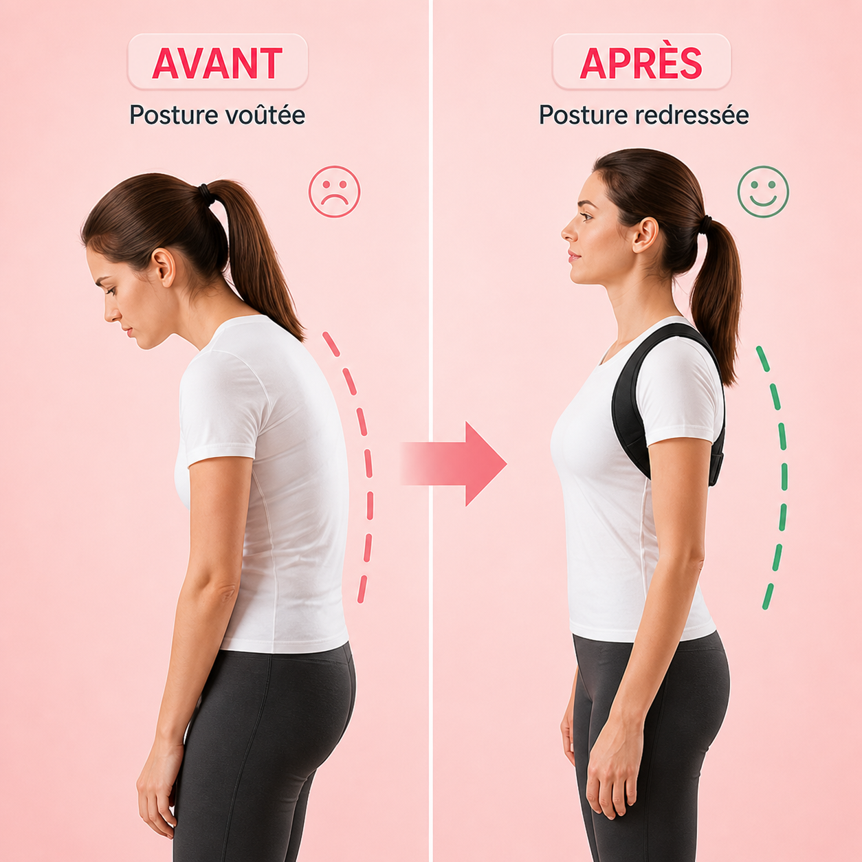 Correcteur de Posture Anti-Bosse