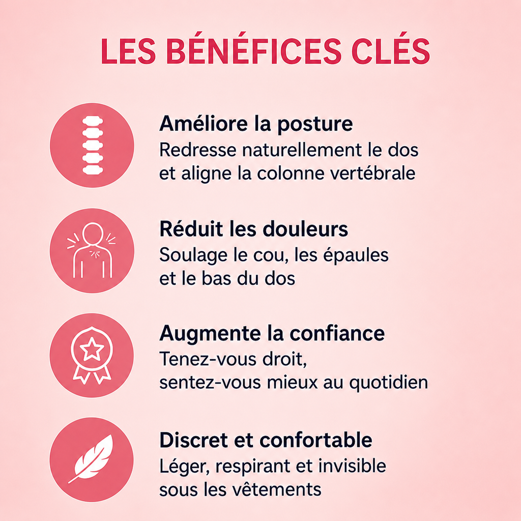 Correcteur de Posture Anti-Bosse