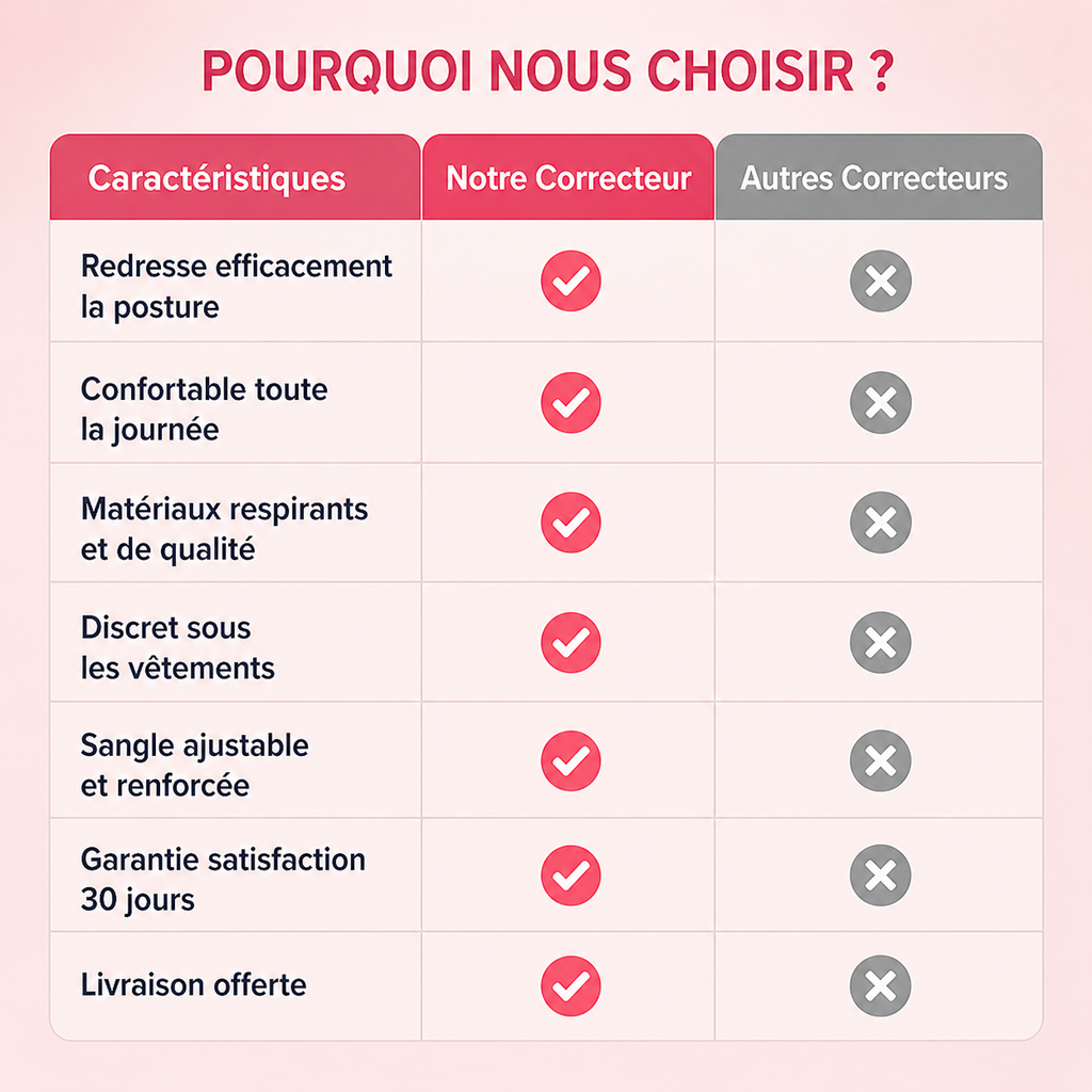 Correcteur de Posture Anti-Bosse