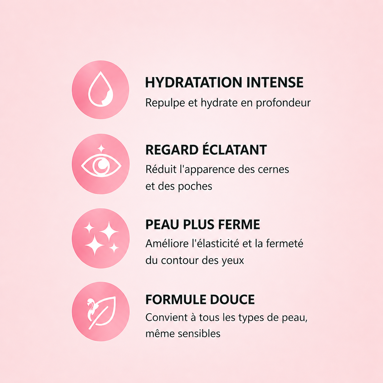 Masque Contour des Yeux au Collagène