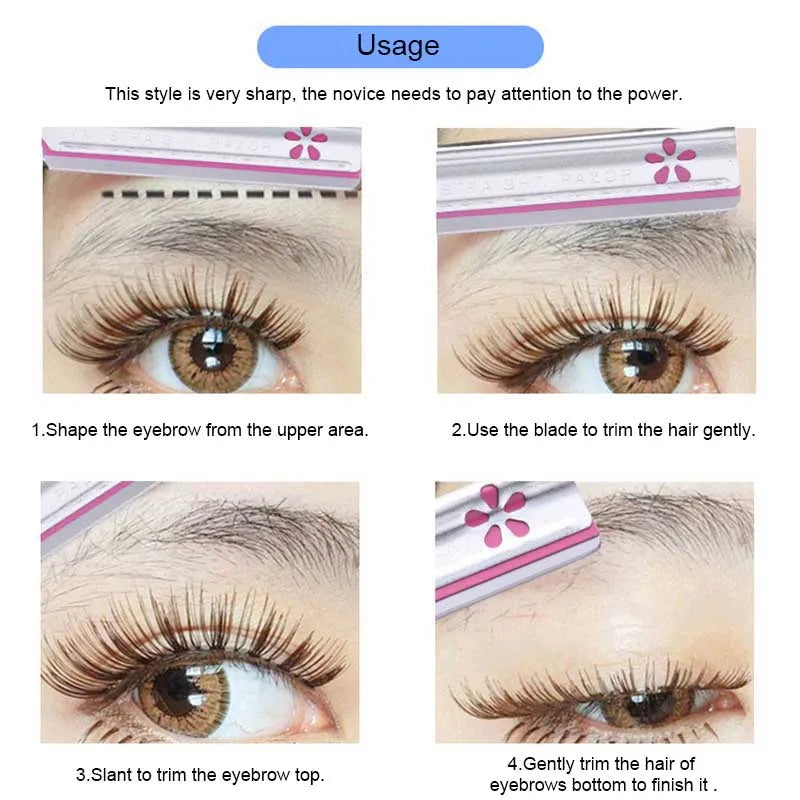 Ensemble Épilateur Sourcils 3/5 pièces - Rasoir Facial Précision