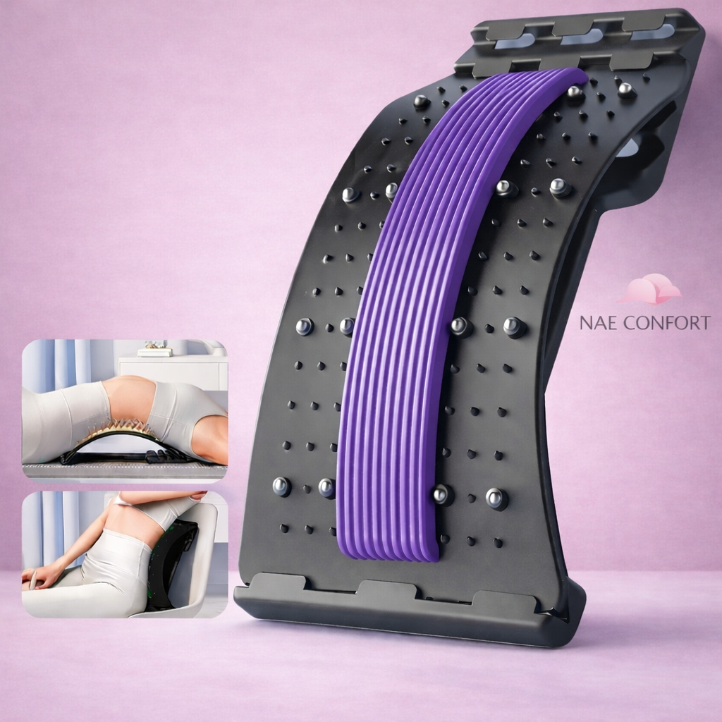 Appareil d'Étirement Dorsal - Support Lombaire pour Soulagement des Douleurs de la Colonne Vertébrale