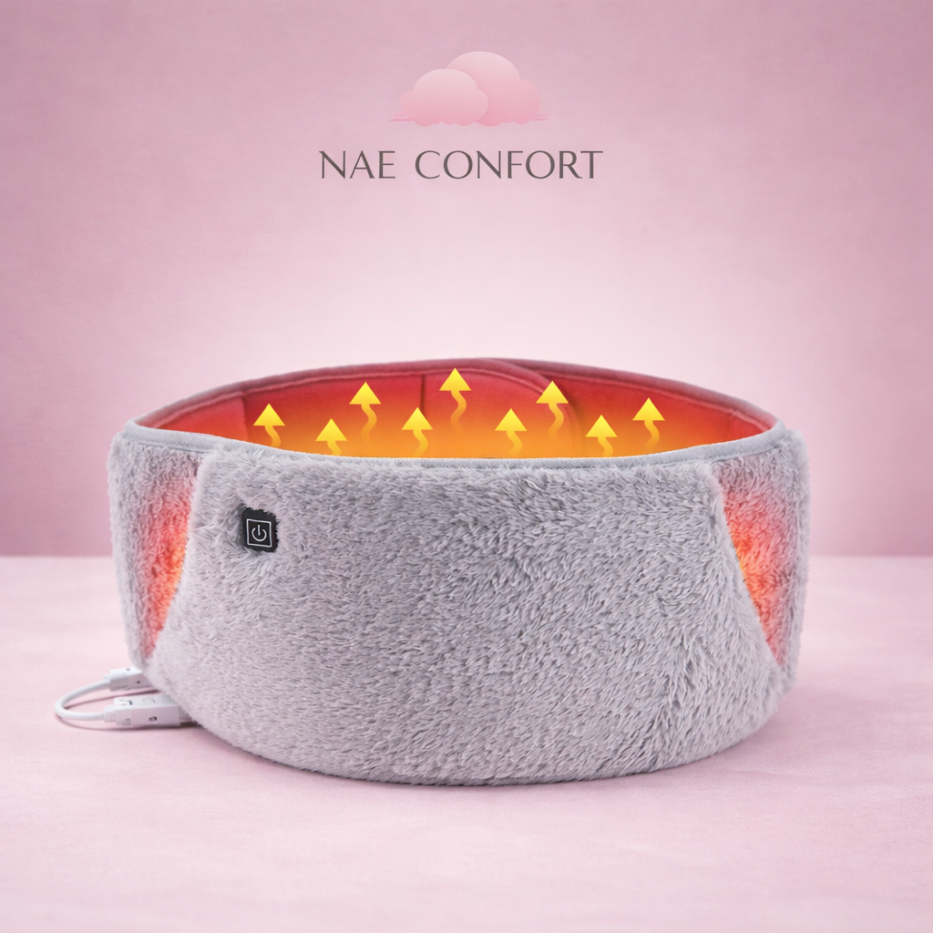 Ceinture Chauffante Lombaire USB - Support Dorsal Électrique pour Soulagement des Douleurs