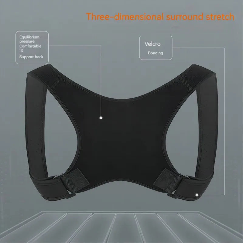 Correcteur de Posture Anti-Bosse - Ceinture de Soutien Dorsal Légère pour Améliorer la Posture