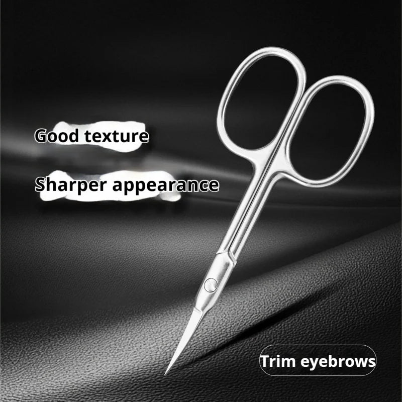 Ciseaux de Manucure Professionnels en Inox - Multifonction Courbés