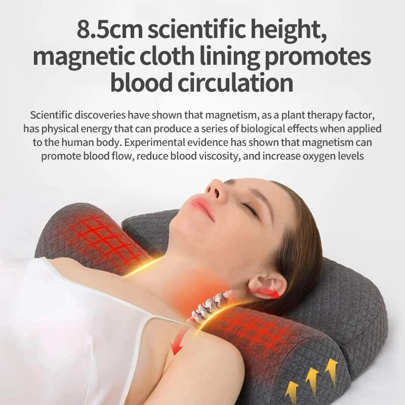 Oreiller Cervical Mémoire de Forme - Oreiller Ergonomique Orthopédique pour Dormeurs sur le Côté