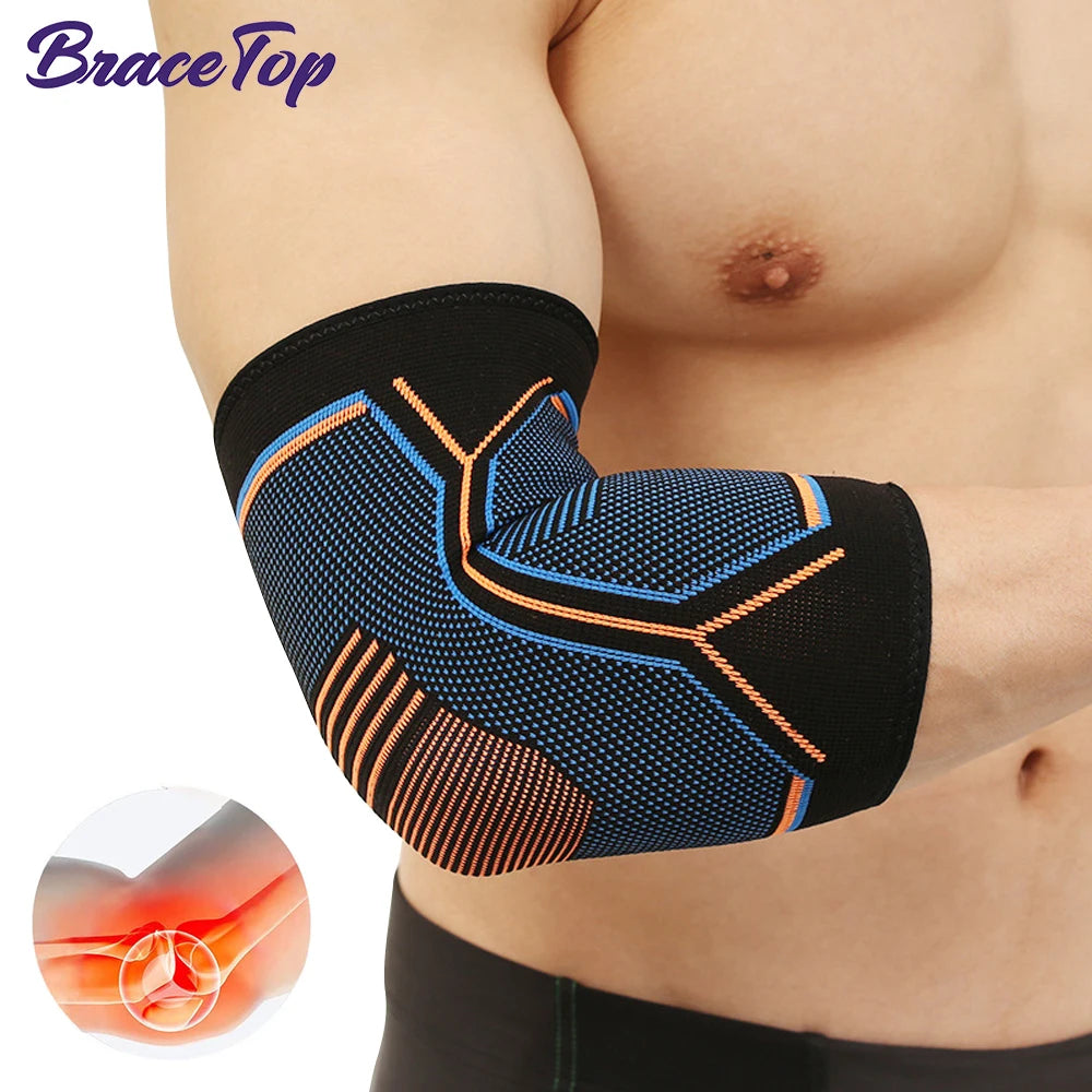 Coudière de Compression BraceTop - Support pour Tennis Elbow, Tendinite et Arthrite