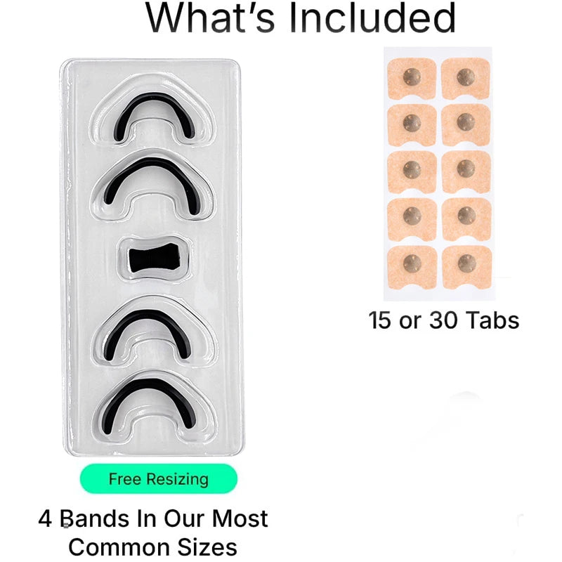 Dilatateurs Nasaux Anti-Ronflement - Bandelettes Nasales Magnétiques