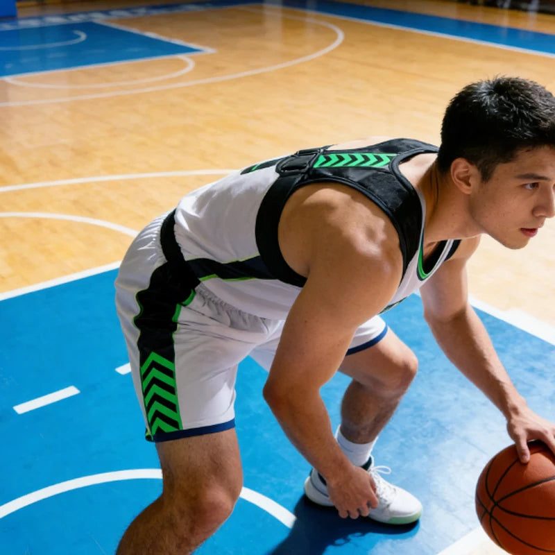 Correcteur de Posture Ajustable pour Dos et Épaules - Support Clavicule et Colonne Vertébrale