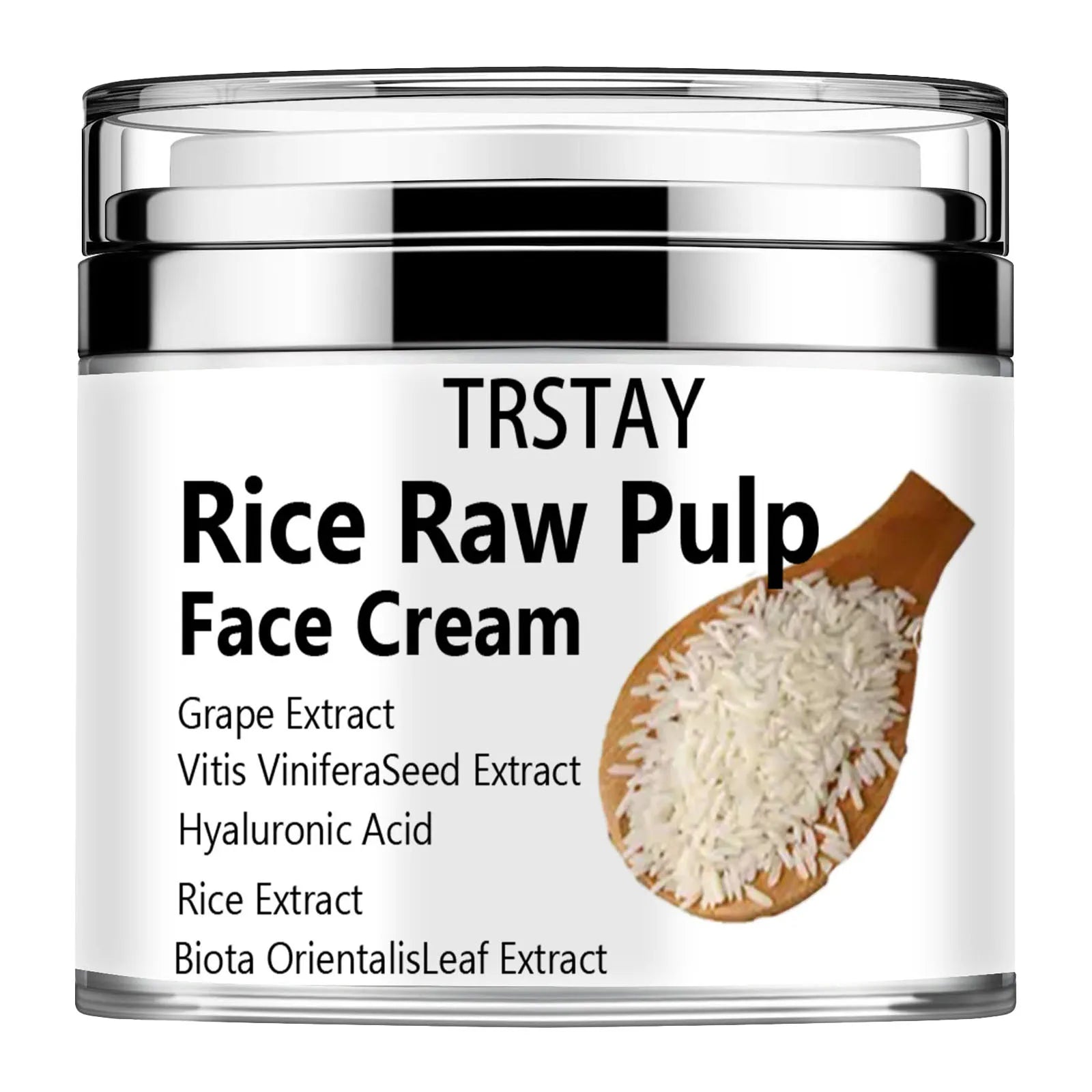 Crème Hydratante au Riz - Soin Visage Hydratant et Anti-Âge