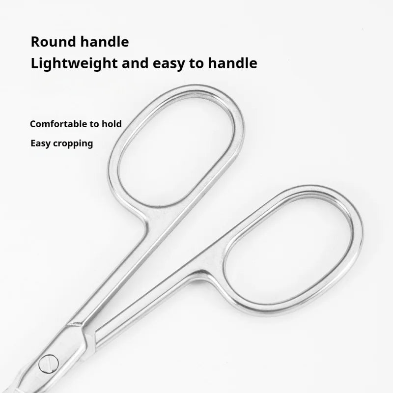 Ciseaux de Manucure Professionnels en Inox - Multifonction Courbés