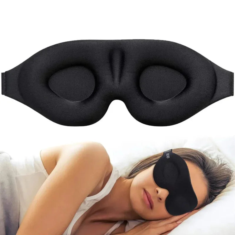 Masque de Nuit 3D Contour - Bandeau Occultant pour Dormir
